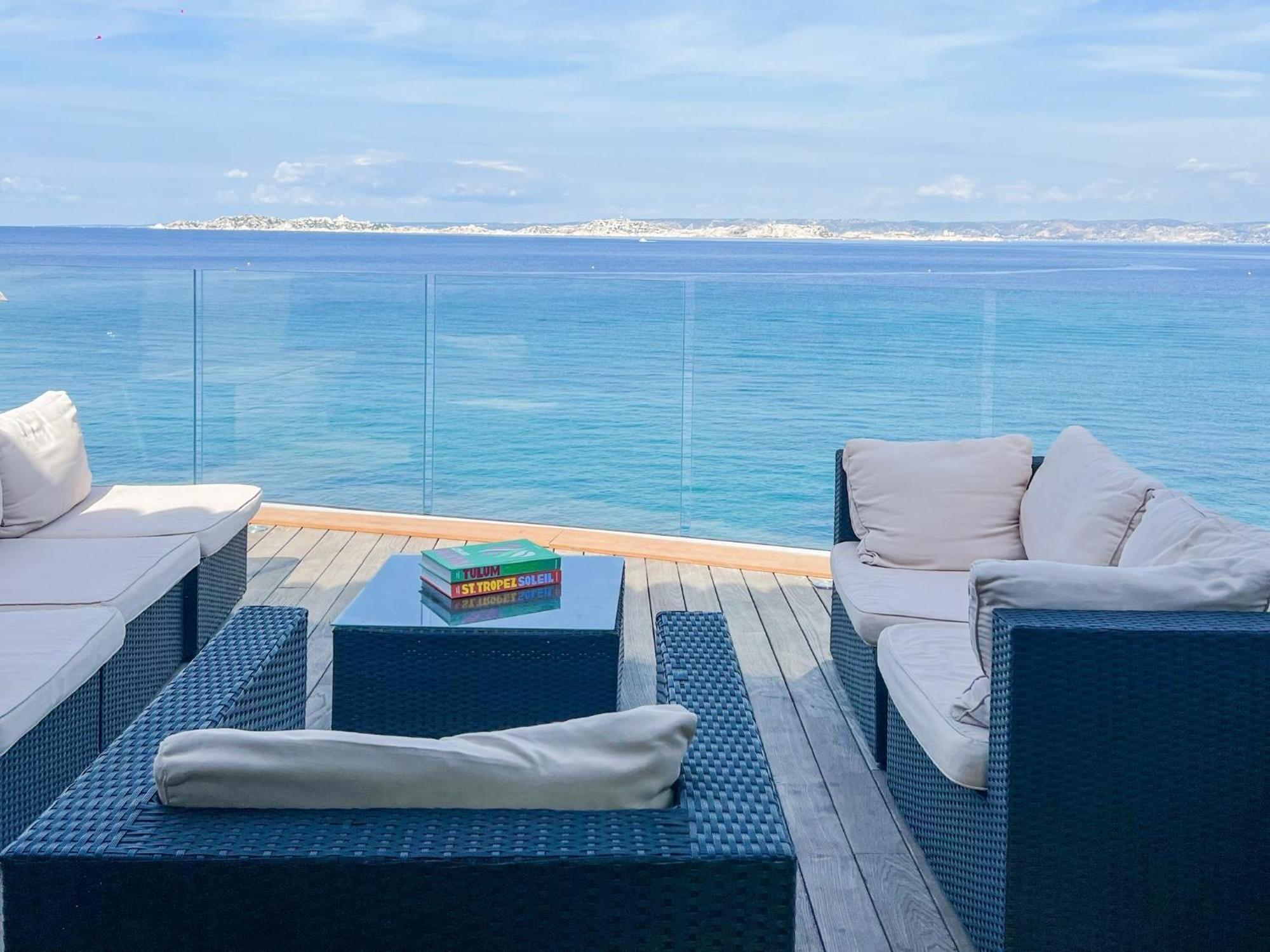 Villa Luxe Vue Mer Panoramique - Sauna-Hamam - Jacuzzi Marseille Exterior photo